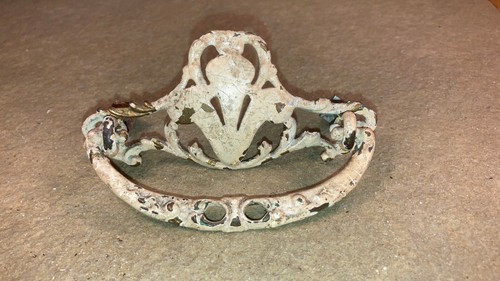 Antique Drawer Pull Handle Ornate Victorian Replacement Part Hardware Dresser - Picture 2 of 6