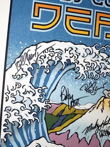 The Dead SIGNIERTES Limited Edition Poster #64/700 JSA LOA Grateful Lesh Hart Weir - Bild 2 von 9
