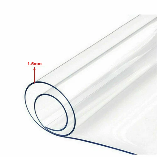 Plastic Clear Non Slip Office Chair Desk Mat Floor Computer Carpet PVC Protector - Picture 2 of 14