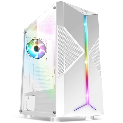 - Clone III | Boitier PC Gamer RGB Blanc | Compatible ATX/mATX/ITX | Moyen To...