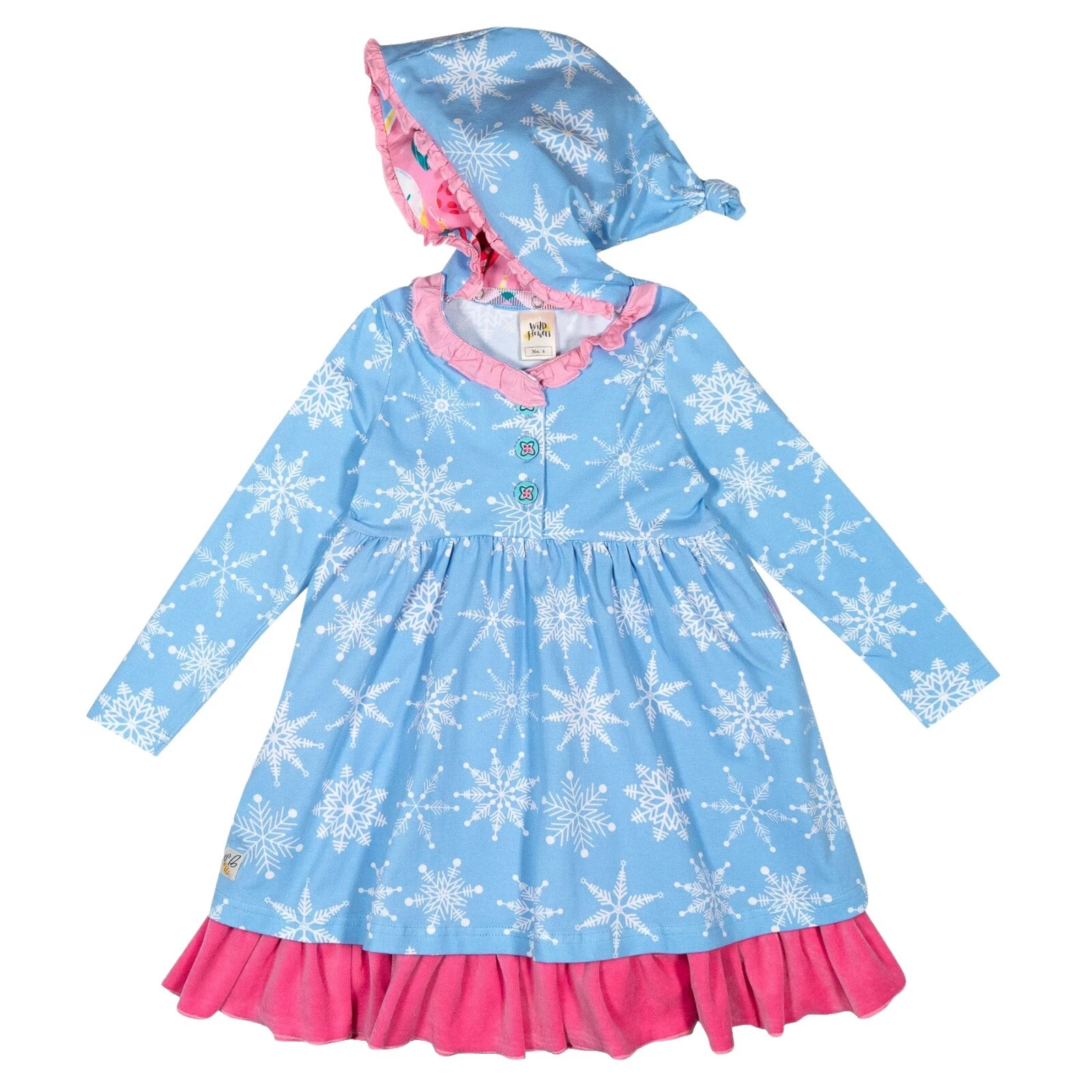 Cotton Blend Holiday Dresses 16 Size for Girls
