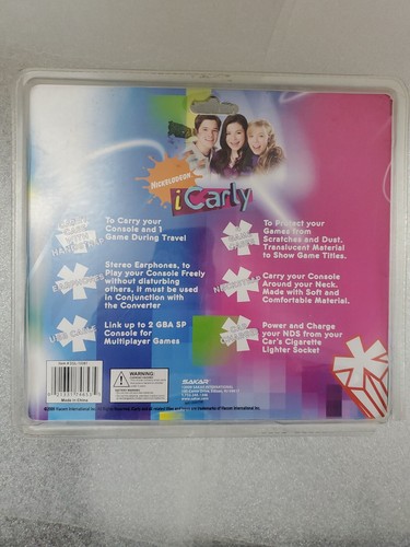 NICKELODEON iCarly Nintendo NDS/ DSI. 9 in 1 Gaming kit for NDS/DSi. - Picture 2 of 9
