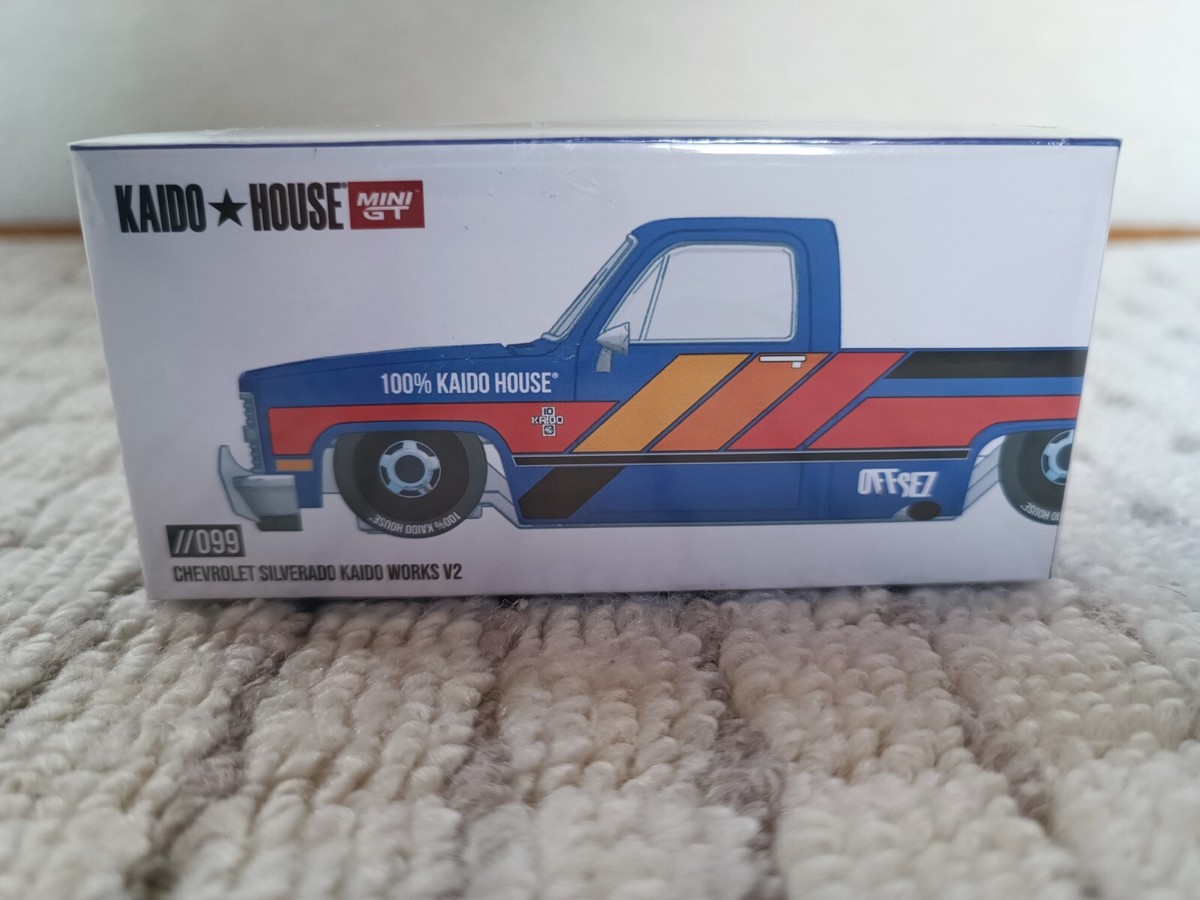 MINIGT 街道ハウス　CHEVY SILVERADO　チェイス CHASE ! Mini GT x Kaido House 1:64 Chevrolet Silverado KAIDO