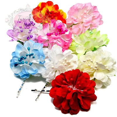 Hair Clip: Peony