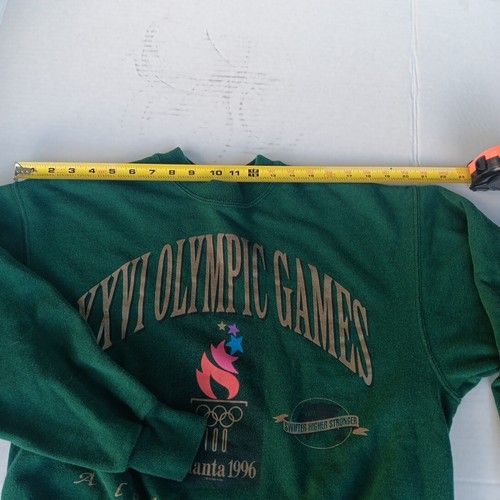Vintage 1996 Atlanta Olympic Games Forest Green Sweatshirt Men’s Size L Crewneck - Bild 19 von 20