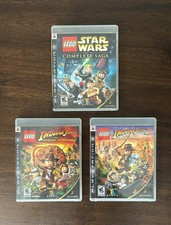 LEGO Star Wars: The Complete Saga + Indiana Jones 1 & 2 PlayStation 3 CIB CLEAN