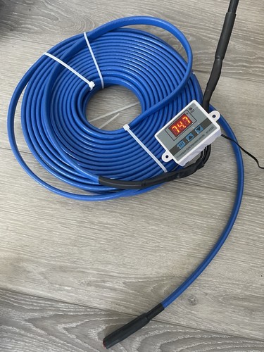 50 Fuß Rohrwärmeband für Wasserrohre eingebauter Thermostat 120 V Frostschutz - Bild 1 von 6