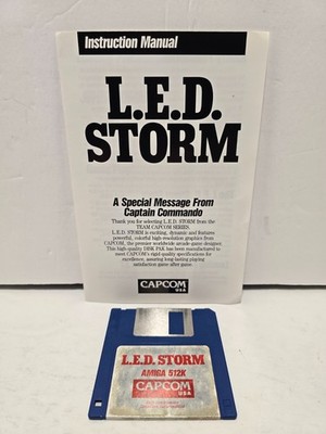 L.E.D Storm w/ Manual 3.5'' Commodore Amiga