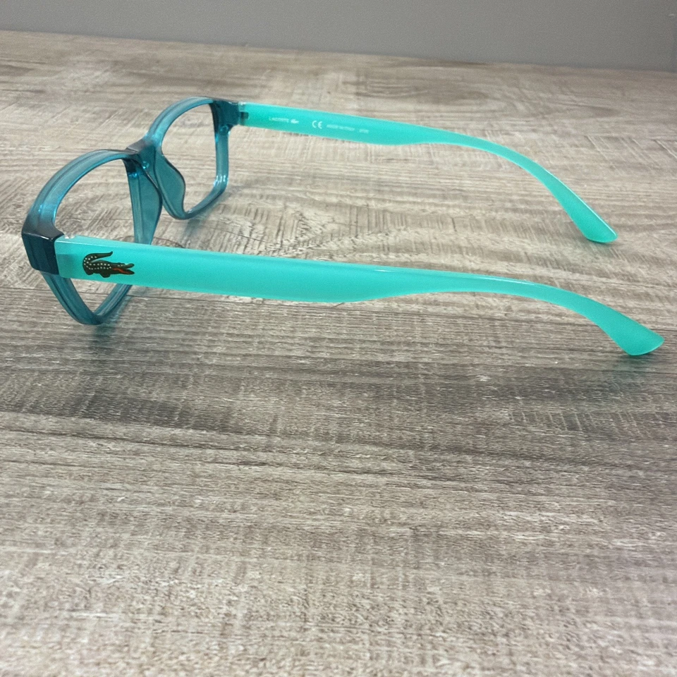 Armação de óculos oval azul cristal pequeno Lacoste L3803B 444 51-13 135 - Imagem 3 de 4