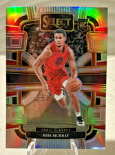 KRIS MURRAY 2023-24 SELECT CONCOURSE ROOKIE SILVER PRIZM BLAZERS RC
