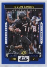 2023 Score Rookies Showcase 36/100 Tiyon Evans #336 10w9