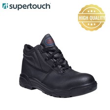 Chukka Safety Work Boots Shoes Leather Steel Toe Cap & Midsole 3-13 Mens