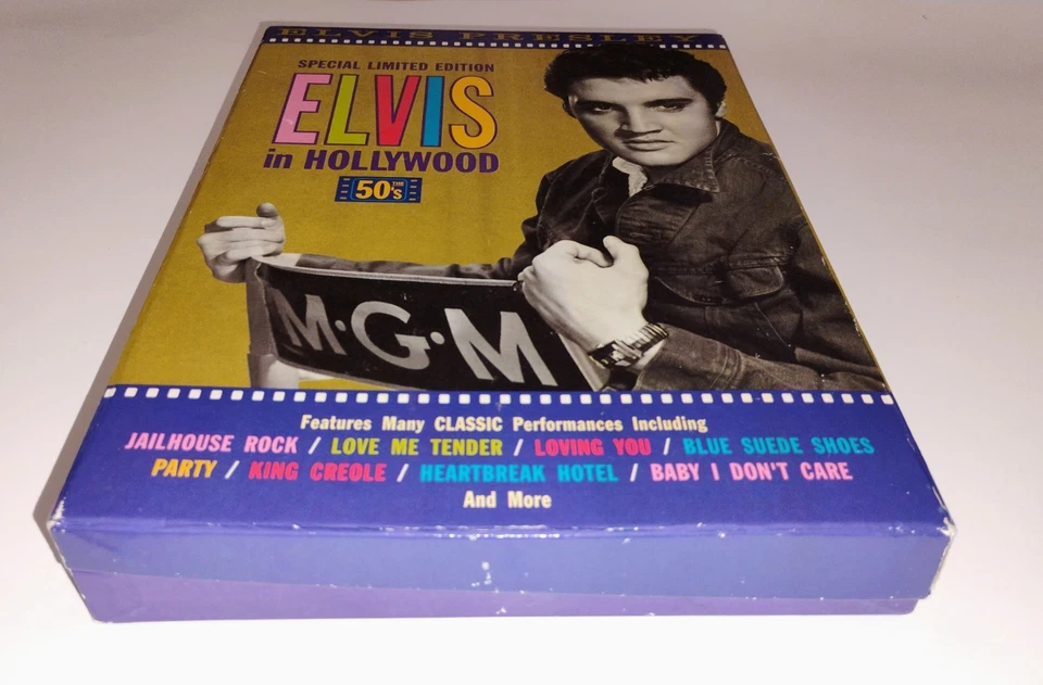 Elvis In Hollywood Special Limited Edition VHS Box Set w/ Booklet, Prints & CD - Image 4 of 4