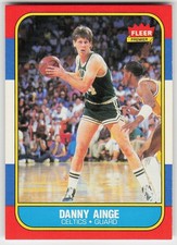 1986-87 Fleer #4 Danny Ainge BASKETBALL Boston Celtics