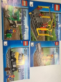 Lego City Cargo train (structures, equipment & mini-figs) from sets 3677 and 600