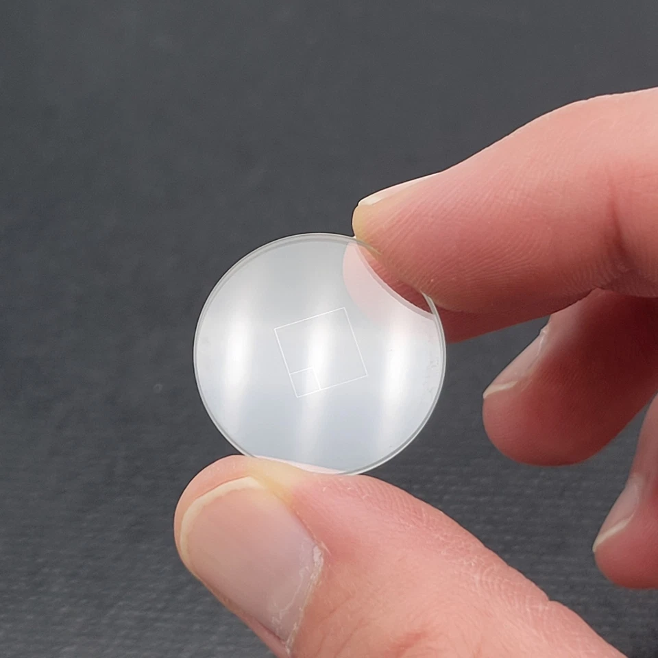 Микрометр сетчатый диск Miller 24 мм для окуляра микроскопа Olympus - Изображение 2 из 2