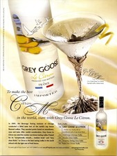 2003 • GREY GOOSE Le Citron France Print Ad • 2000s Y2K BA.02