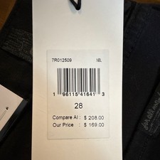 7 For All Mankind Women's Jeans Size 28 Regular Denim Blue Solid