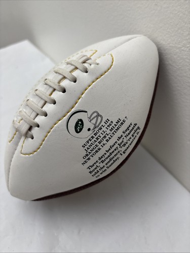 Mini fútbol americano de los New York Jets Four Decades of Football 1963-2003 - Imagen 3 de 5