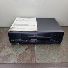 JVC HR-J633U Hi-Fi VHS VCR 4 Head HQ Tested No Remote