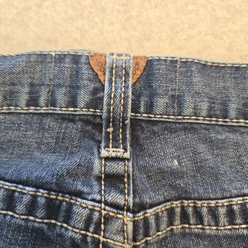 Ariat M5 Jeans Mens 40x32 Blue Slim Boot Summit Stretch Denim Classic Western - Picture 16 of 19