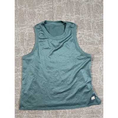 Vuori Energy Tank Top Work Out Active Teal Women Read Below