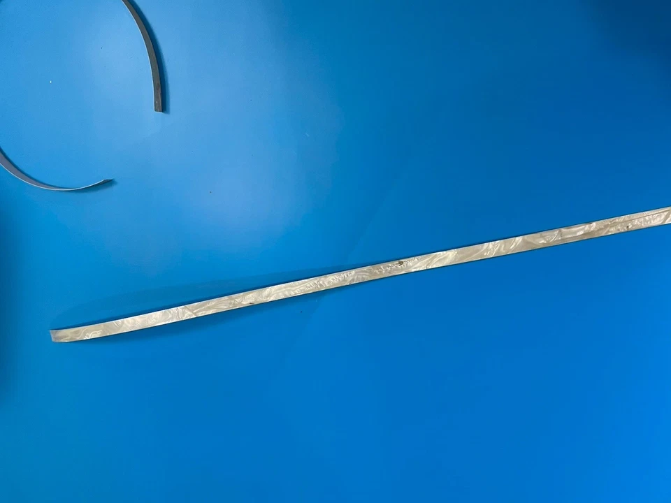 路德维希 60 年代复古工厂白色海洋珍珠贝斯鼓环镶嵌 — 第 3/4 张图片