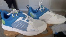 K-Swiss Tennis Lace-Up Sneakers White/Blue/Green Unisex US 9 Medium