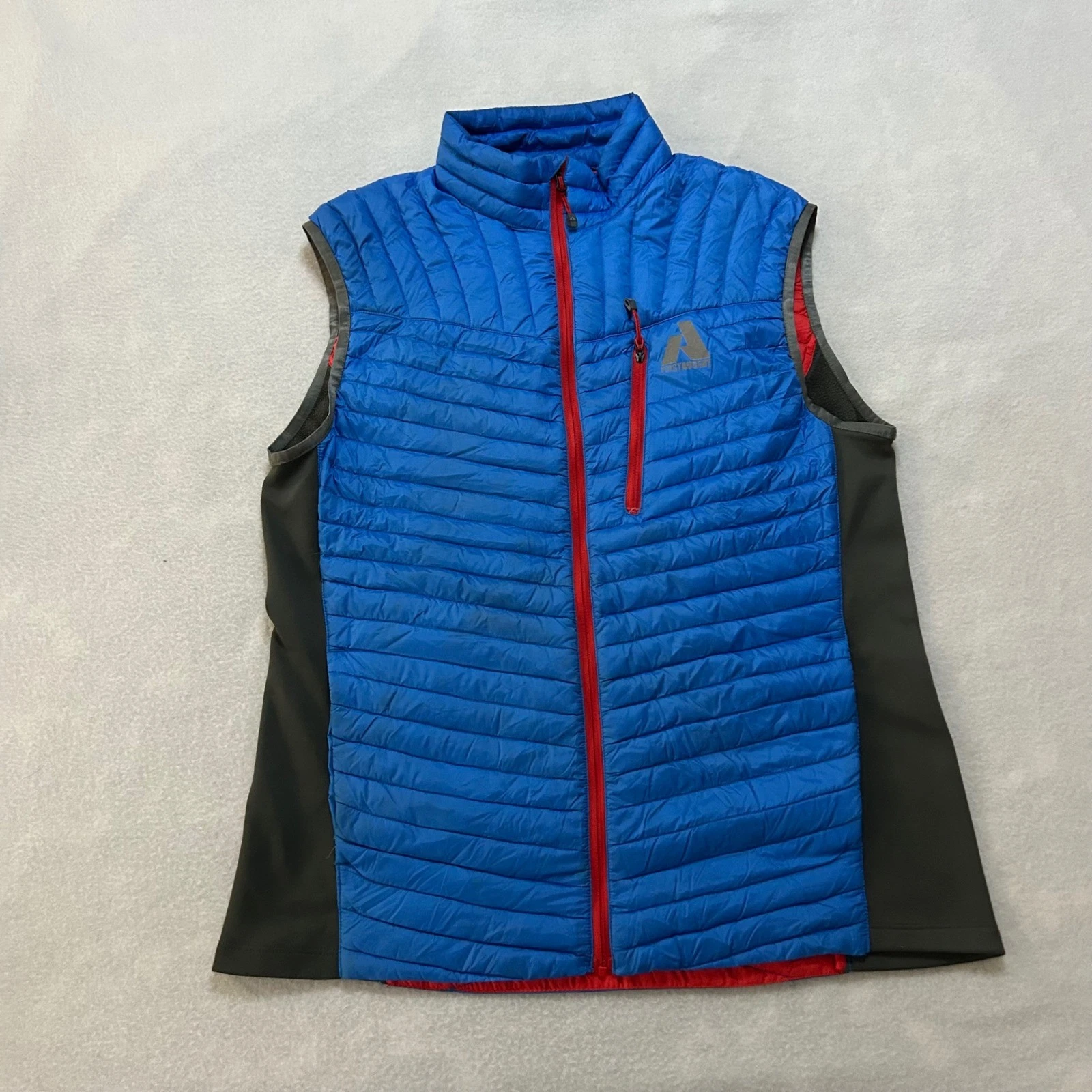 Eddie Bauer First Ascent StormDown 800 Mens Puffer Vest Blue Medium Lightweight