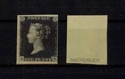 GB UK ONE PENNY BLACK FACSIMILE REPRINT FAUX COPY FAKE m6196