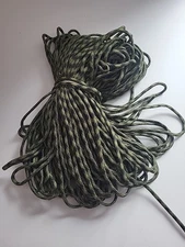 12 Ounces 550 Paracord Rope Camping Green Camo Free Shipping 