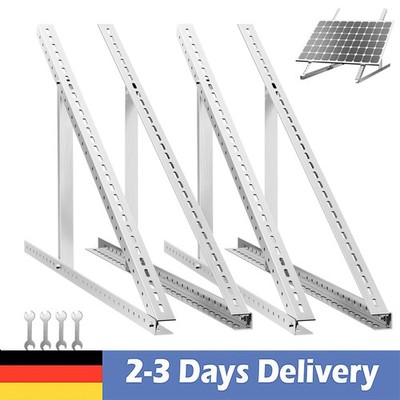 4x 114cm Solarpanel Solarmodul PV Halterung Aufständerung Photovoltaik Flachdach
