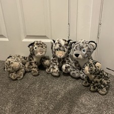 Bundle of Snow Leopard Soft Toy Plush 