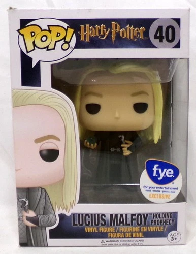 Funko Pop! 40 Lucius Malfoy Holding Prophecy Harry Potter FYE Exclusive