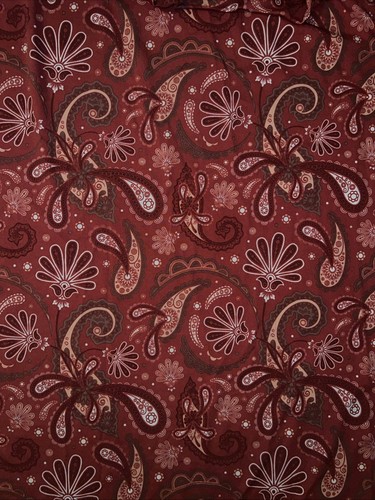 LuLaRoe MAXI Skirt Dress 2X 22-24 20 XXL Red White Paisley Floral Ornate New 2XL - Picture 10 of 12