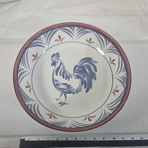 Williams Sonoma Hahn Servierschale Portugal handbemalt Keramik große Küche - Bild 1 von 12