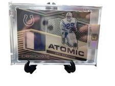 2021 Panini Obsidian - Atomic Material Eric Dickerson Electric Etch Yellow /25