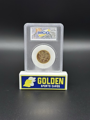 Willie Mays 24KT Gold 2005 California State Quarter 1979 HOF Uncirculated Giants - Picture 2 of 2