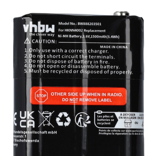 Akku für Motorola Talkabout T6210 T6200 T6220 T605 H20 T600 H20 1500mAh 3,6V - Bild 5 von 9