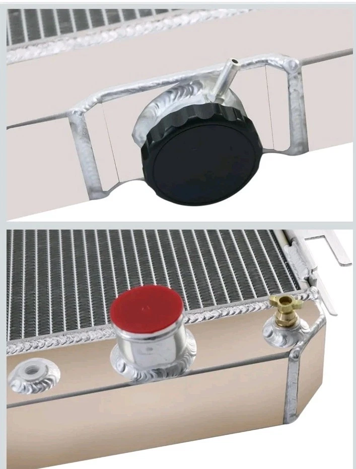 Radiador de 3 filas compatible para Chevy Chevelle Impala El Camino 1963 1964 1965... Foto 3 de 4