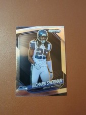 Richard Sherman 2025 Prizm Black Football No. 136 Seattle Seahawks 