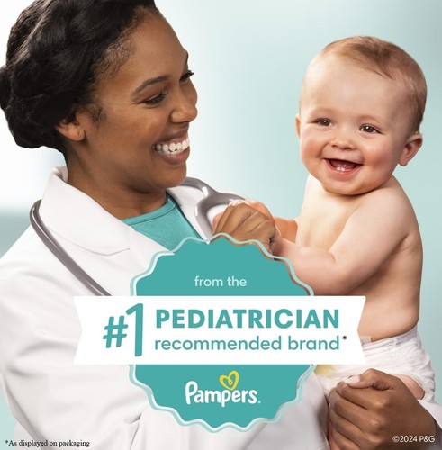 Pampers Swaddlers 360 Diapers Size 6 72 Count Leakproof Protection - 第 6/8 張圖片