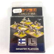 x1 Finnish Infantry Platoon LW - Neuf Métal Battle front group Flames of War | P