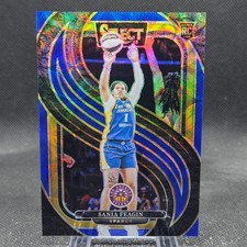 Sania Feagin 2025 Panini Select WNBA Premier Level Blue Scope /199 RC Sparks 130