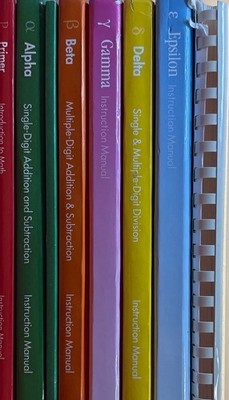 Math-U-See Lot of 8 Books Instruction Manuals, Test Book, 4 DVDs some used