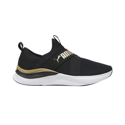 PUMA Softride Harmony Slip On  Womens Black Sneakers Casual Shoes 37960601