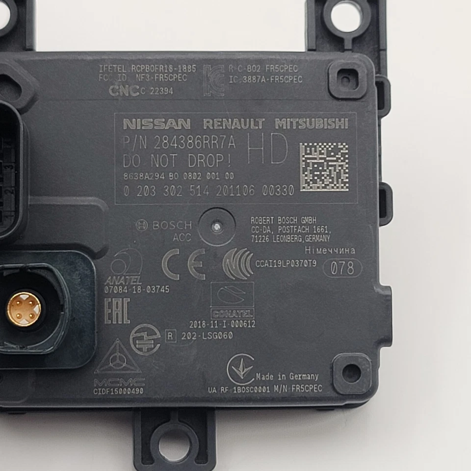 2021 2022 2023 Nissan Rogue Front Cruise Distance Radar Sensor OEM 284386RR7A - Image 4 of 4