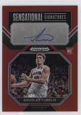 2023 Prizm Draft Picks Sensational Signatures Red /149 Azuolas Tubelis Auto 1b4j