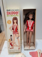Vintage 1960's Barbies Little Sister SKIPPER DOLL Original w/ Box 0950 Outfits