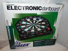 Halex Tournament 2000 84 Game Variations Electronic DartBoard 4 Player Led Score